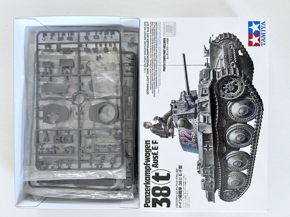 Czołg Panzerkampwagen 38t model Tamiya 35369