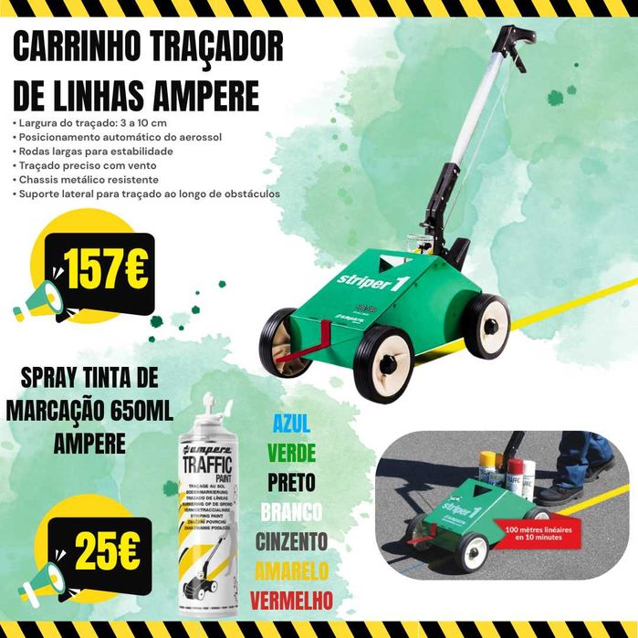 Carrinho Traçador de Linhas AMPERE JL20