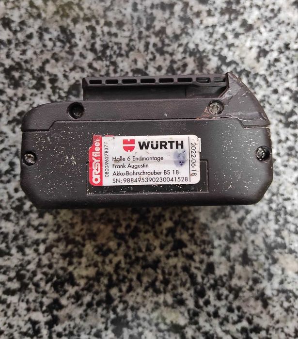 Акумулятор WURTH 18V 5,0 Ah
