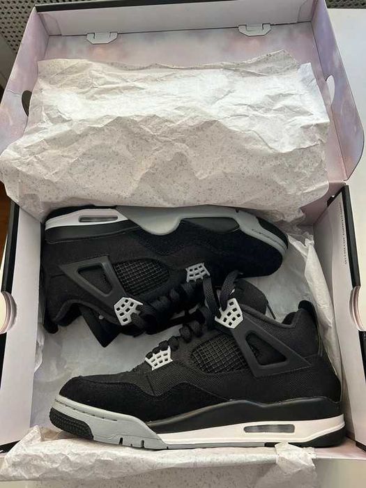 Jordan 4 Retro SE Black Canvas R.40