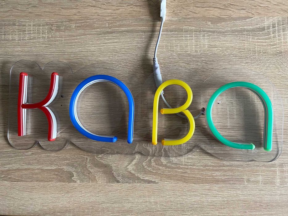 Неонова вивіска Кава