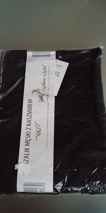 Ekskluzywny Szal Męski z kaszmiru 180/32