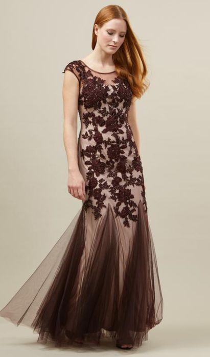 Вечернее платье кружево фатин Phase eight