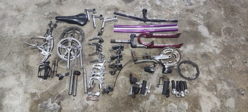 Bicicleta peças desocupar