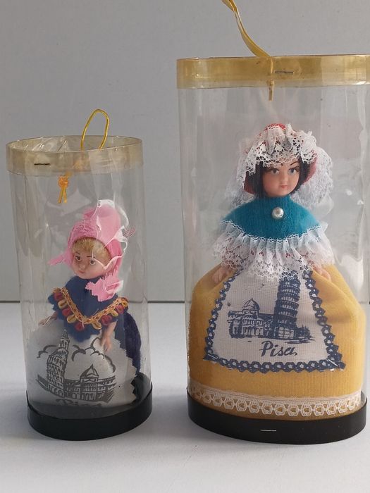 Bonecas Souvenir - Pisa Itália – Anos 60/70 – Embalagem Original