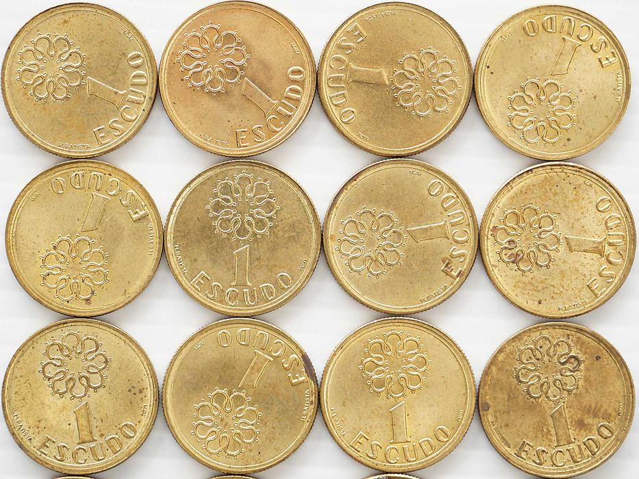 Lote de 16 Moedas 1 Escudo 1993
