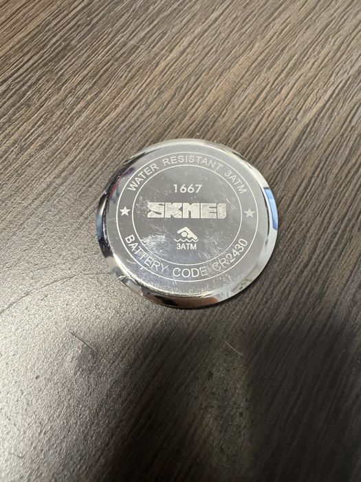 NOWY SKMEI 1667 męski cyfrowy zegarek złoty zegarki elektroniczne