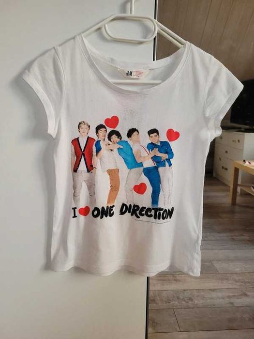 T-shirt H&M 10-11 lat zespół One Direction