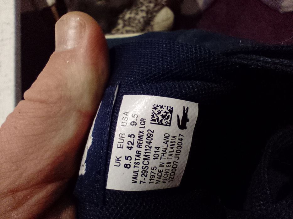 Кросовки кеды лакоста размер 42.5