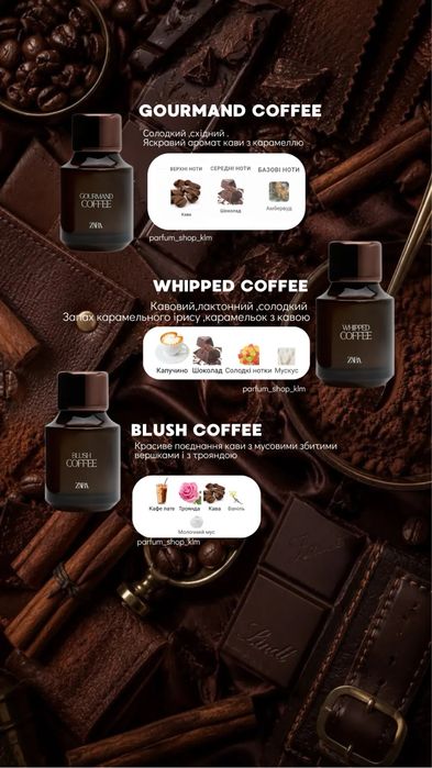 Парфуми Zarа Whipped coffee