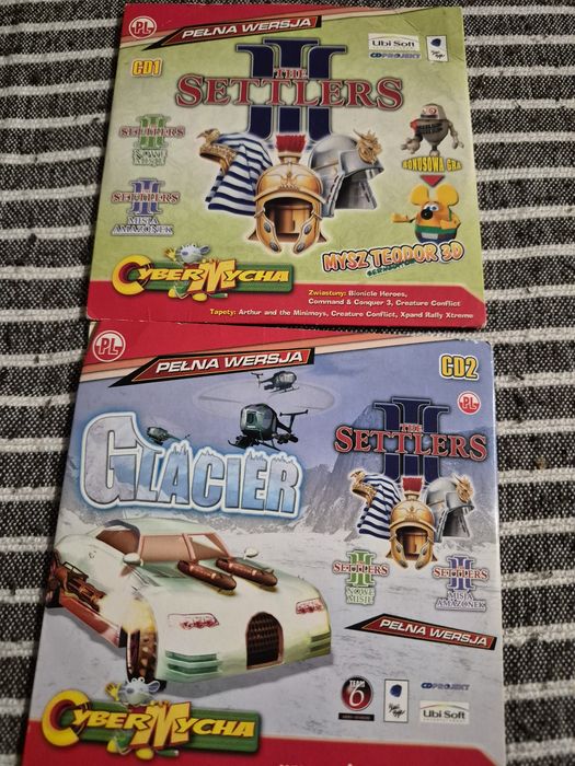 The Settlers III + Dodatki | Cyber Mycha 01/2007 | CD1 + CD2 | Stan BDB
