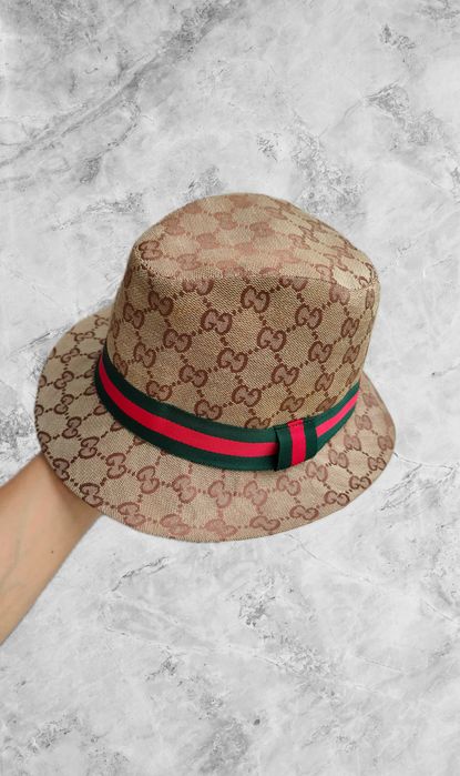Панама Gucci GG monogram M унісекс чоловіча панама монограмна жіноча панамка кепка картуз