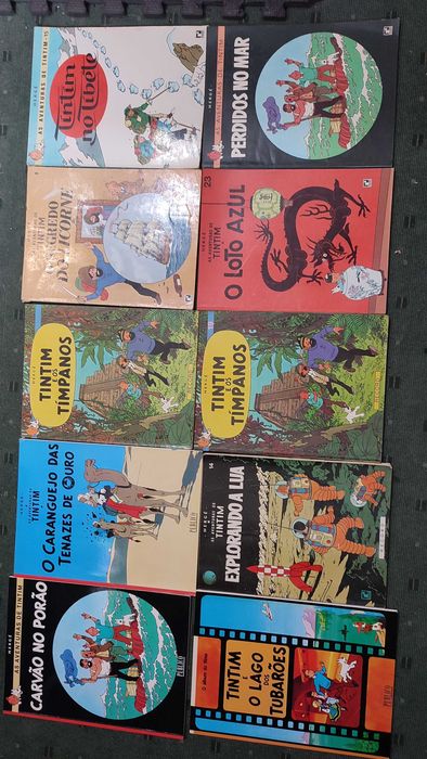 Livros BD Tintin