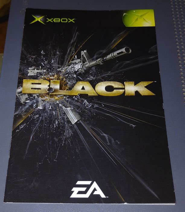 Książeczka Black Xbox Classic Ang