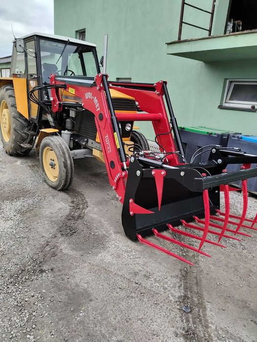 ładowacz czołowy tur-4 udźwig 1500kg euroramka mf6260, 6270, jd 6610 itp.