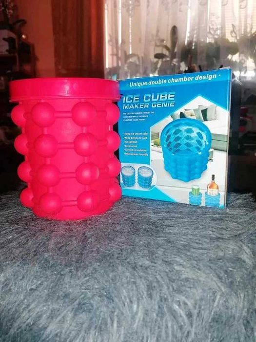 Wiaderko, Kostkarka do lodu, Sylikonowa, Nowa