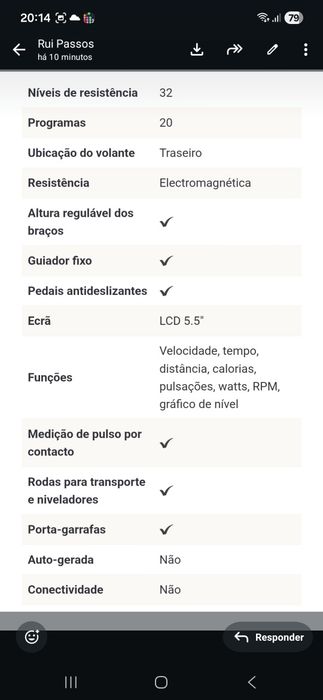 Bicicleta Elíptica