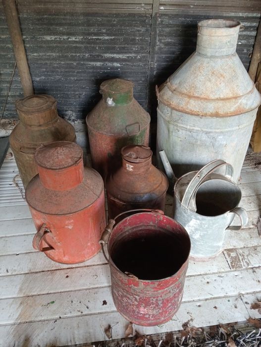 Recipientes azeite e vinho