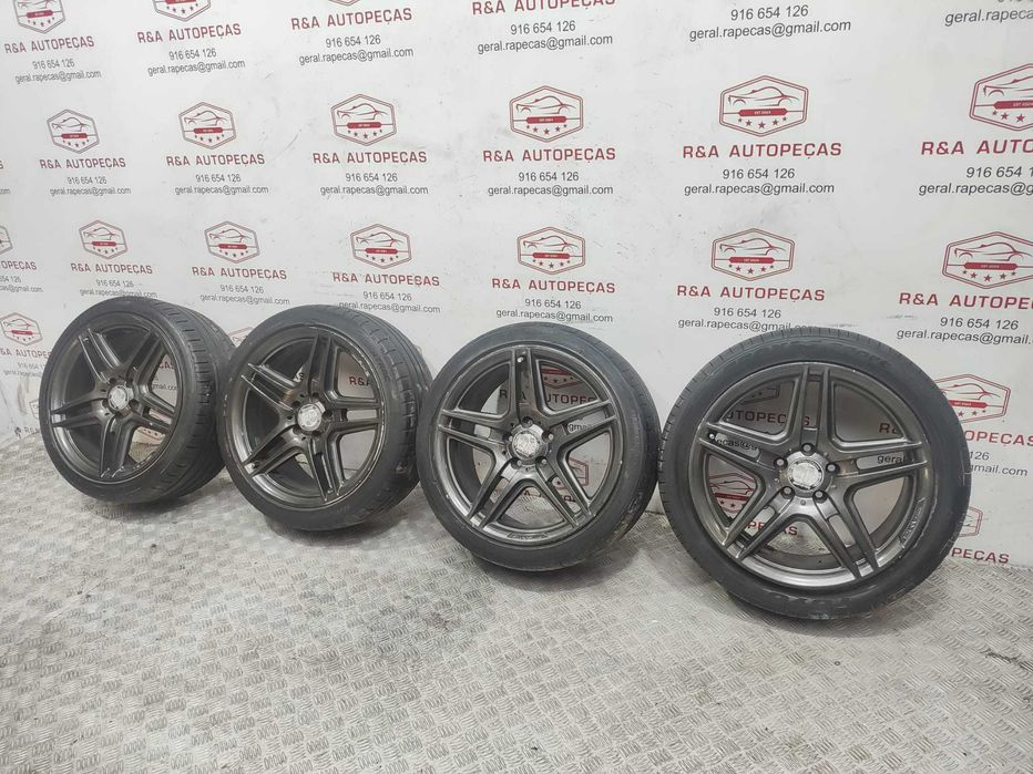 Conjunto Jantes R18 AMG Mercedes Benz Class C W204 2007 a 2015 Original