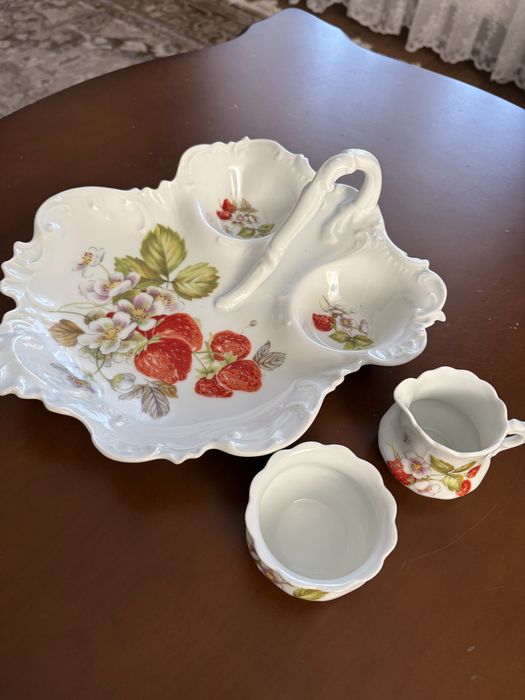 Французька антикварна таця Limoges A.Giraud&Cie