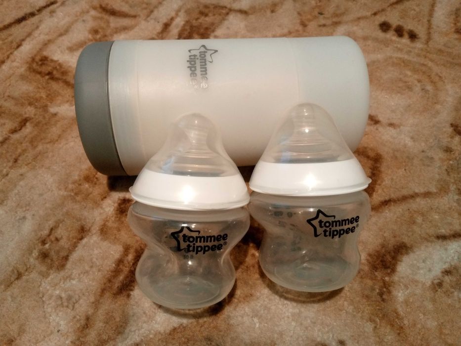 Nowe butelki 150 ml + termos Tommee Tippee