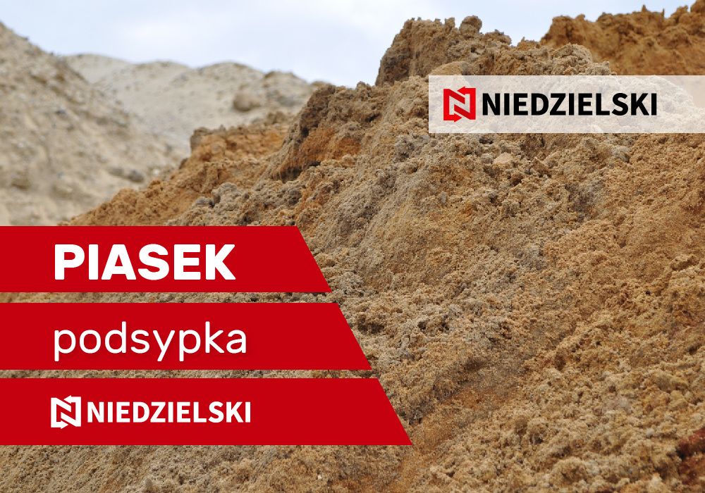 Piasek na podsypkę, podsypka - własny transport 26/28 t