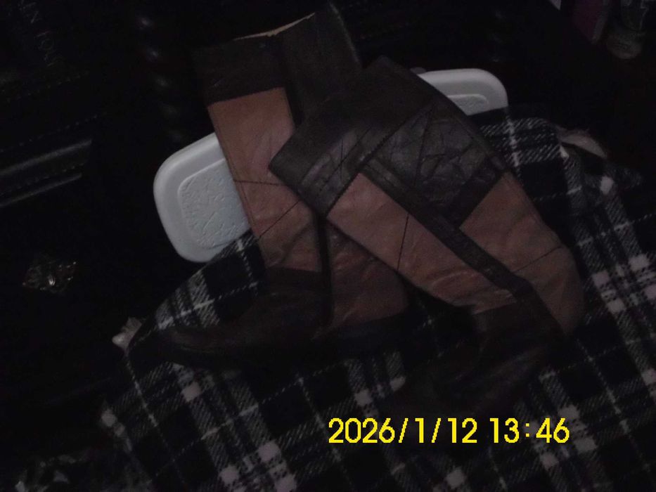 botas em pele impecaveis