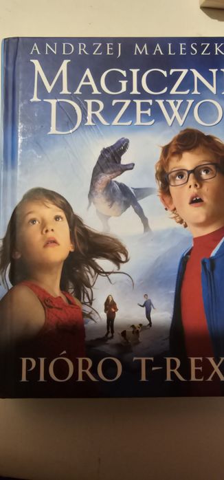 Ksiązka magiczne drzewo pióro t-rexa