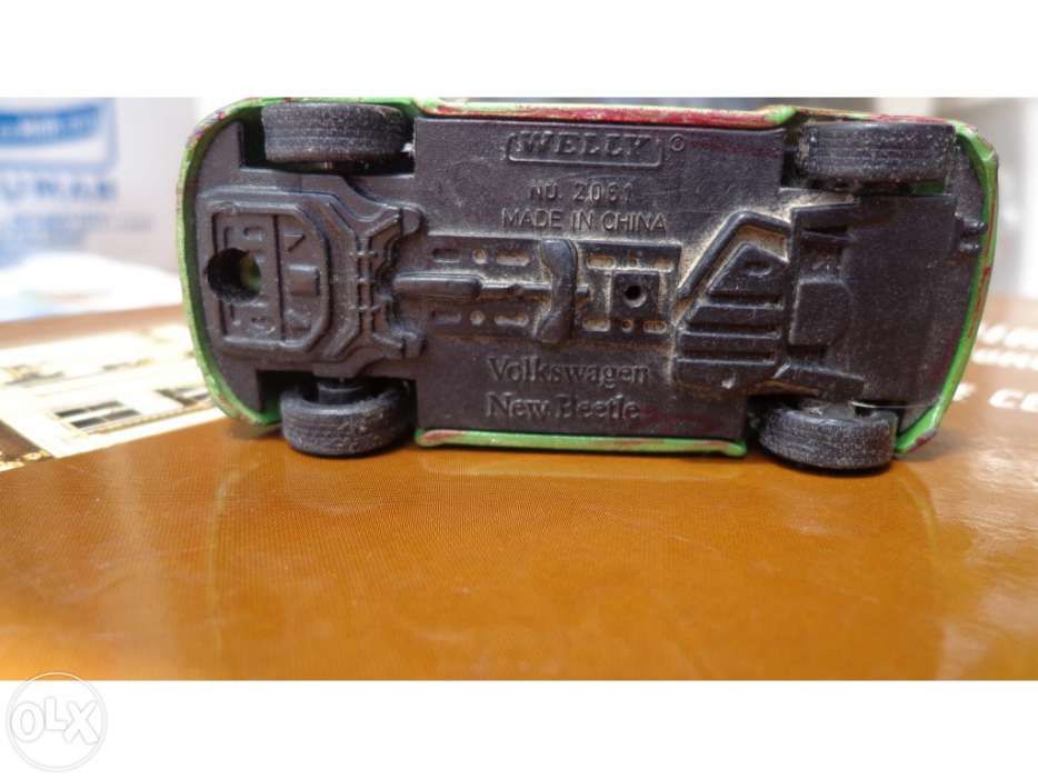 Carrinho miniatura volkswagen new beetle - welly
