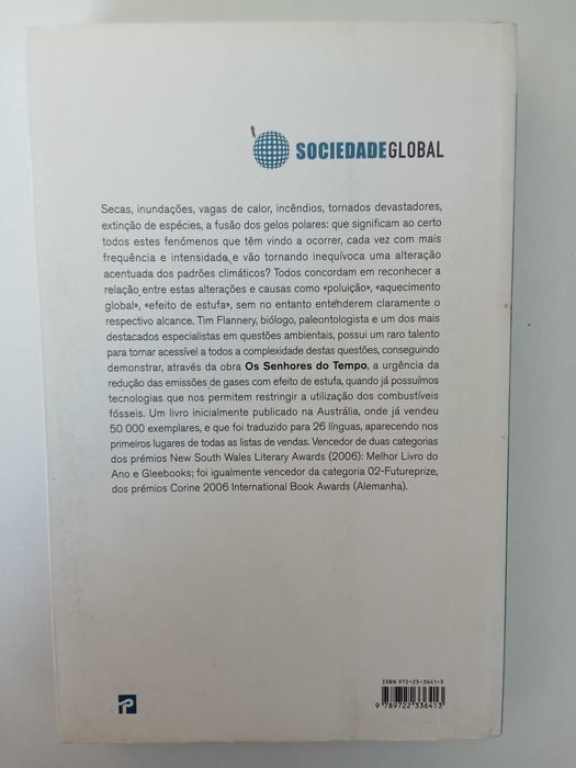 Os senhores do Tempo - Tim Flannery