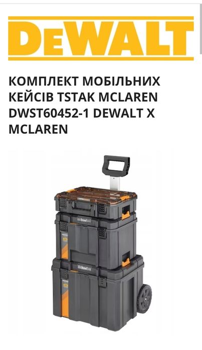 Набор DWST60452-1 Dewalt  Деволт девальт набір кейсів