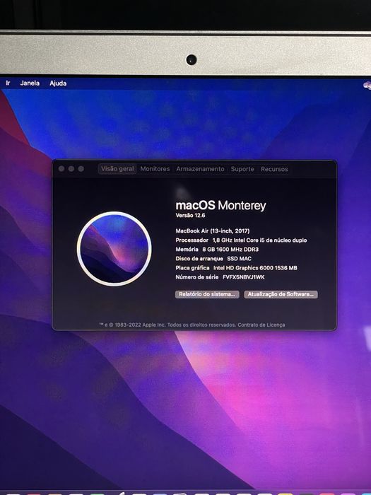 Macbook air 2017 - A1466