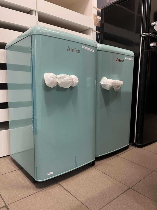 LODÓWKA W STYLU RETRO Amica / 87cm Wysokości!!