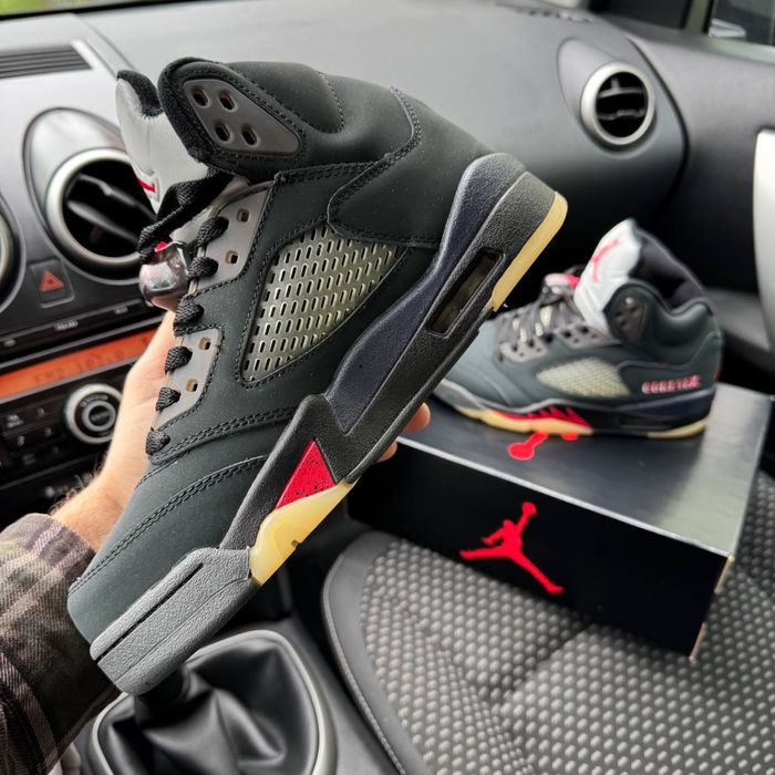 Чоловічі термо кросівки джордан Air Jordan 5 retro black Gore Tex