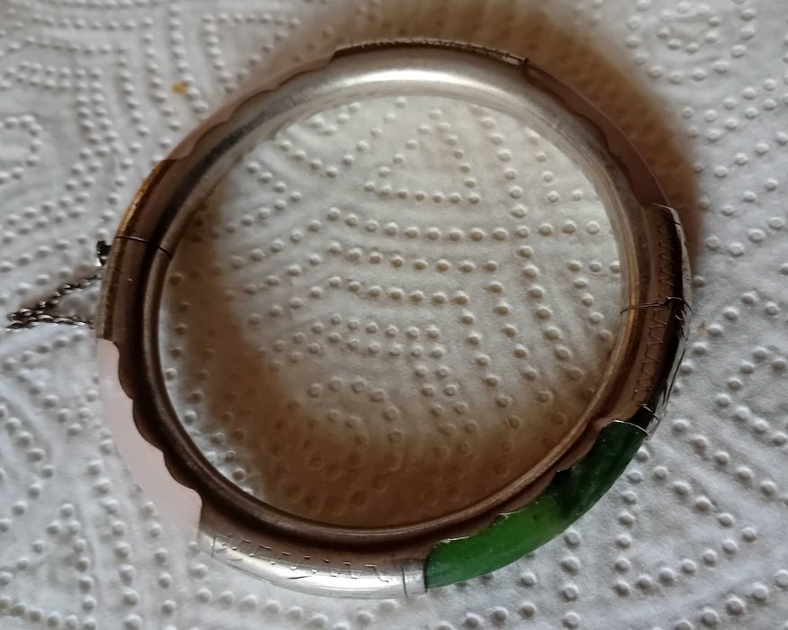 Pulseira prata e pedras