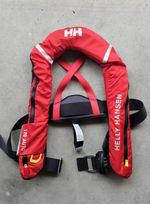 Pneumatyczna kamizelka ratunkowa Helly Hansen SailSafe 170 AUTO + Szelki (ISO 12402-3)
