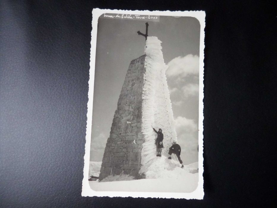 Bilhete Postal Torre  Serra da Estrela , ano 1947