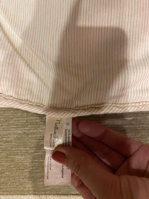 Edredão e resguardo Natura Pura cama bebé