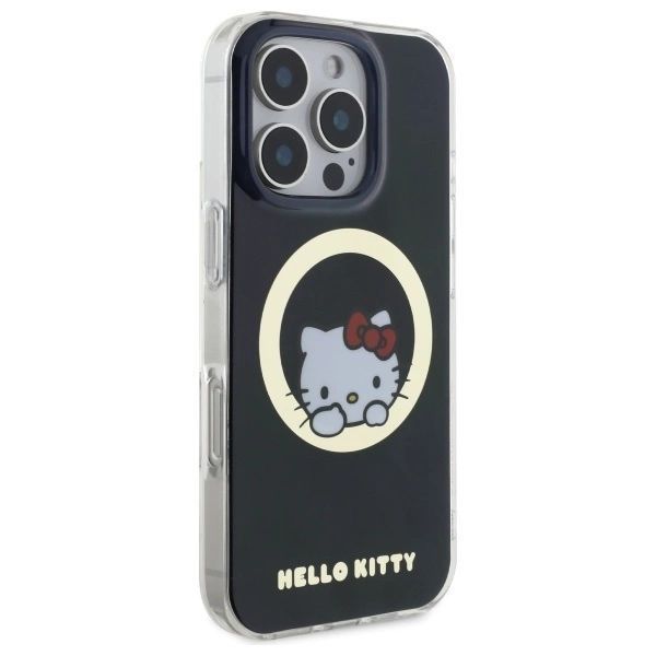 Etui Hello Kitty IML Sweet Kitty Magsafe na iPhone 16 Pro Max - czarne
