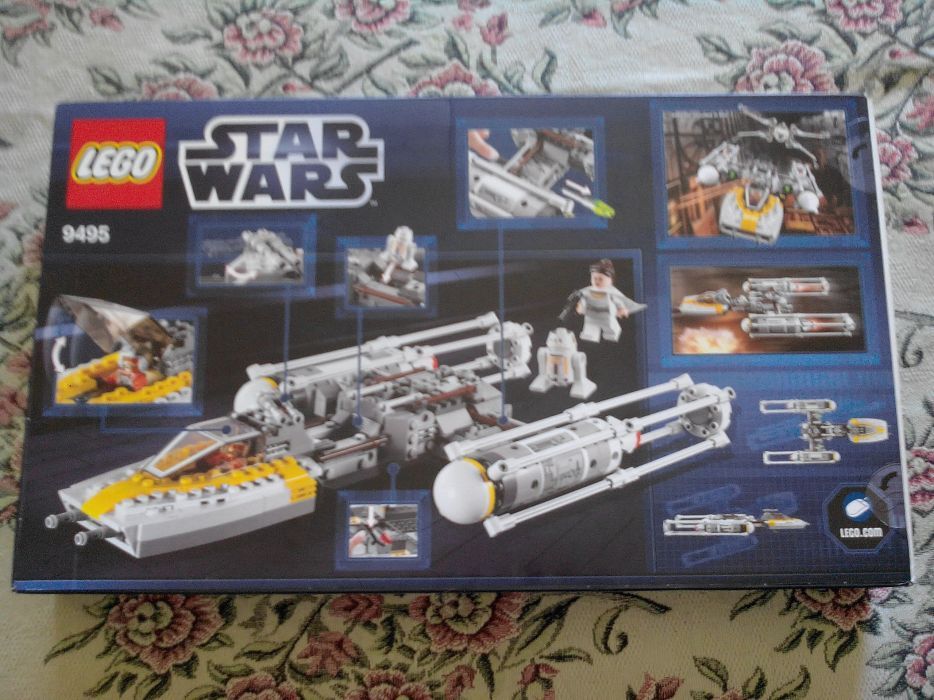 Lego - star wars 9495 - gold leader's y- wing starfighter - novo/raro