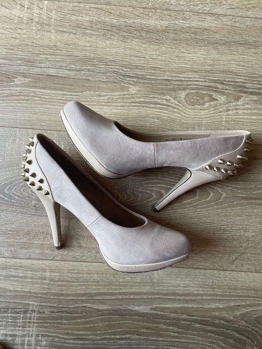 Damskie szpilki na platformie 38 Deichmann