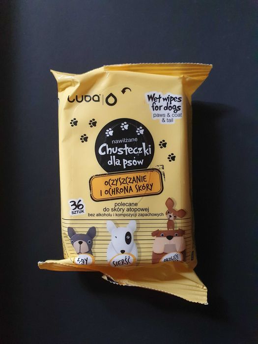LUBA nawilżane chusteczki dla psów Oczyszczanie i Ochrona Skóry 36 szt