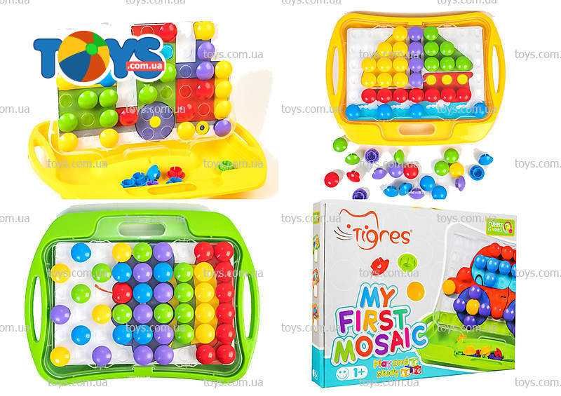 Моя перша Мозаїка кругла велика Тигрес від 1 року