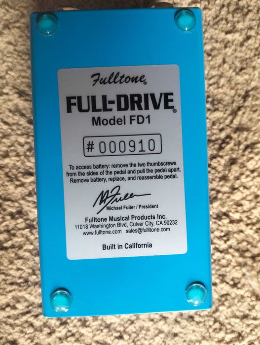 Fulltone fulldrive 1