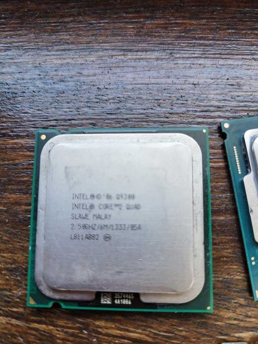 varios cpus intel