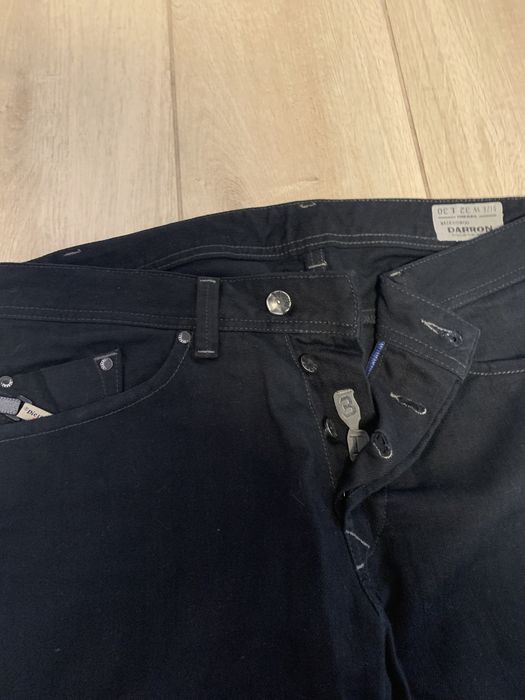Jeansy Diesel Darron czarne, ciężkie 32/30