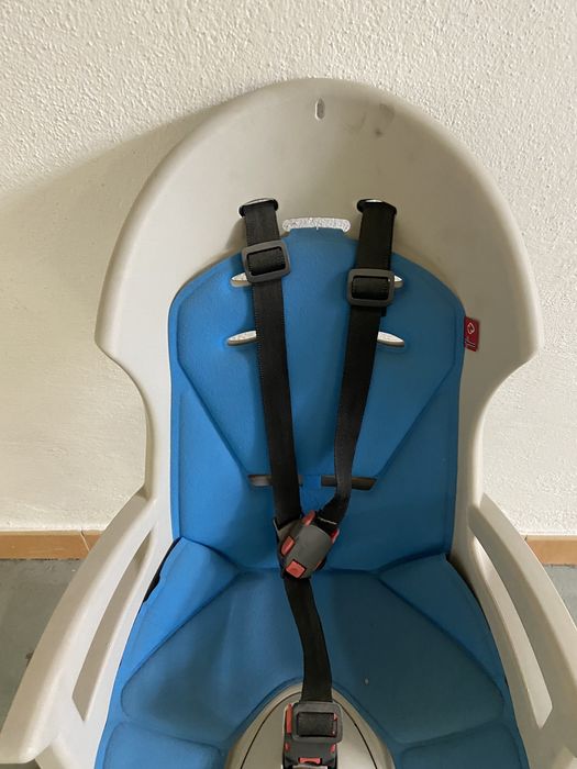 Cadeira infantil Hamax Smiley traseira cinza azul
