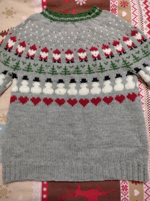 Новорічний светр для хлопчика або для дівчинки