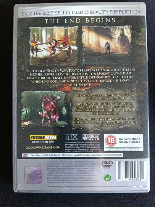 Jogo Ps2 "God Of War2"