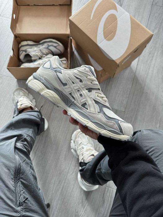 Кросівки Asics Gel-NYC Grey premium Кроссовки Асикс чоловічі